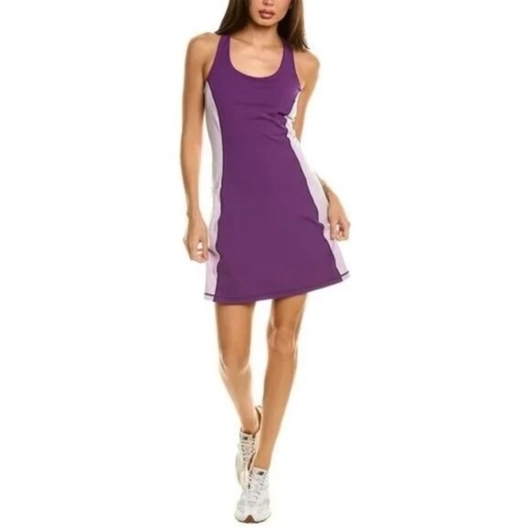 Sweaty Betty Power Workout Colorblock Performance Dress, Purple, Small NWT - Picture 2 of 13
